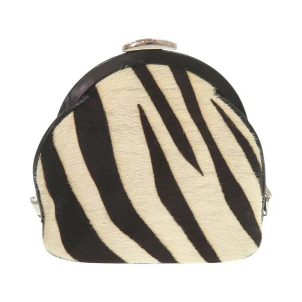 Gucci Calfskin Bag Chain Zebra Shoulder White - Picture 3 of 6